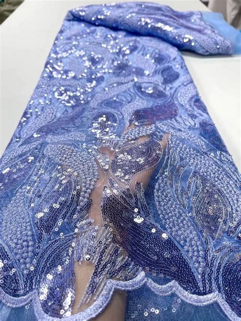 Latest African Lace Fabric High Quality D Luxury Fabric For Wedding