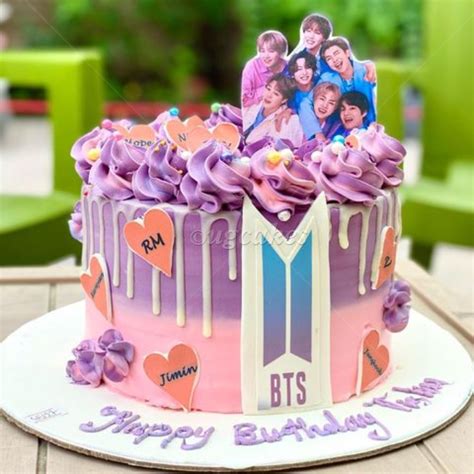 Happy Birthday Bts Cake