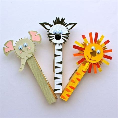 Animal Pegs By Katescreativespace Clothespin Art Clothes Pin Crafts