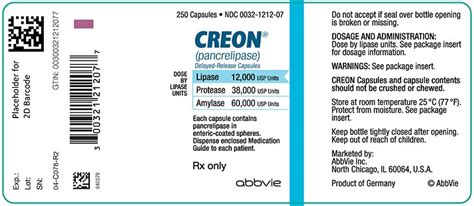 Creon Fda Prescribing Information Side Effects And Uses