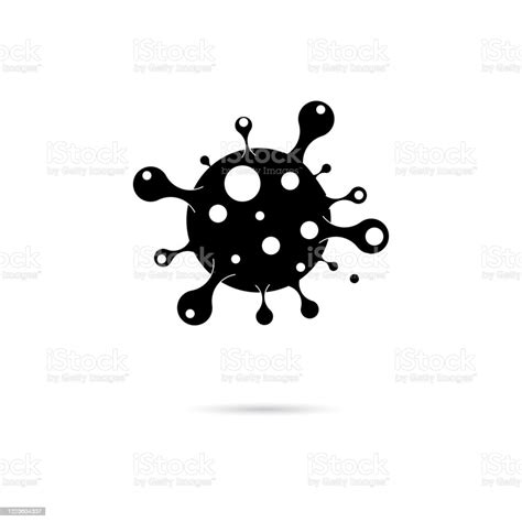 Vector Icon Design Of A Coronavirus Cell Stock Illustration Download
