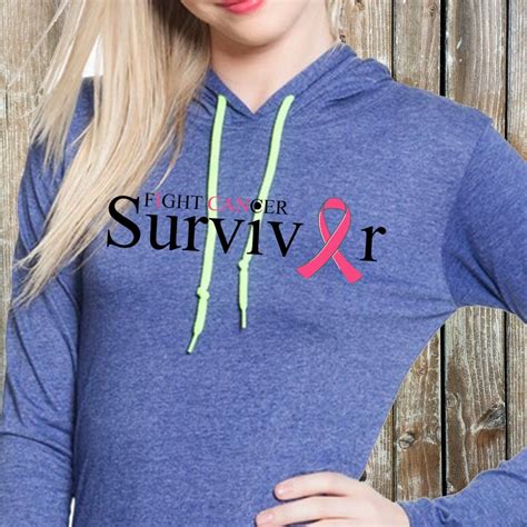 cancer survivor breast cancer hoodies ladies etsy