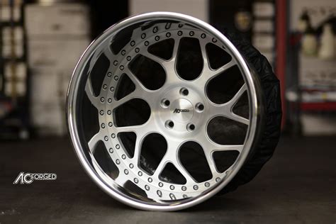 20x15 Ac Forged Ac 340 Directional Wheel Huge Lip 2 Piece Welded