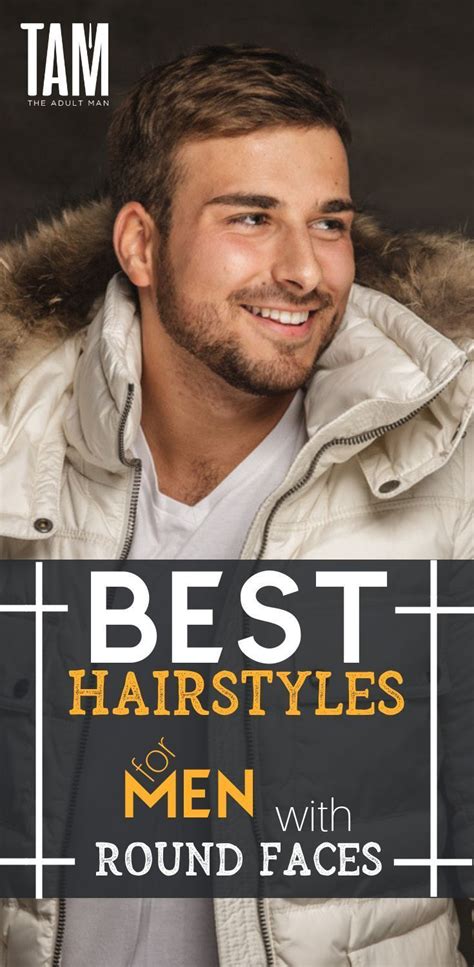 What are the best hairstyles for round faces for men? #face #Hairstyle #Shape #Whats Here are the BEST hairstyles for men with round faces. READ ...