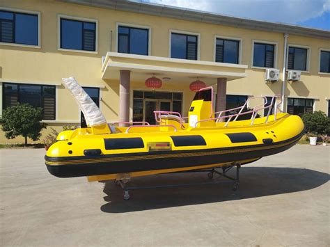 New Model Feet Rib Boat Inflatable Fiberglass Boat Sport Fishing