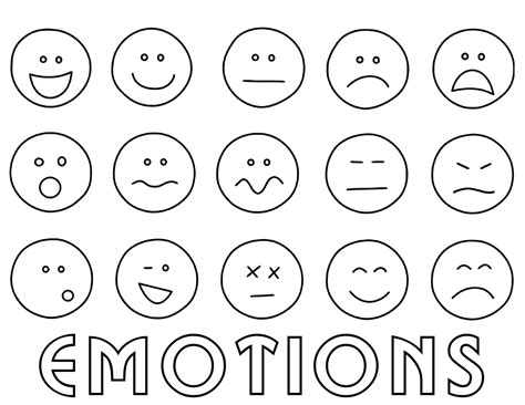 Emotions coloring pages | Coloring pages to download and print