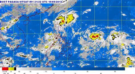 For most, it'll remain warm for the time of year. E-News Today: PAGASA - Weather Forecast as of September 20 ...