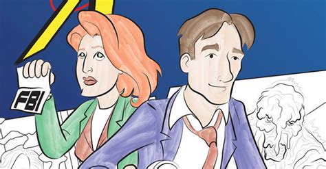 An X Files Coloring Book For The Believer In Your Life Huffpost