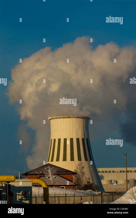 Smokestack Pollution In The Air Stock Photo Alamy