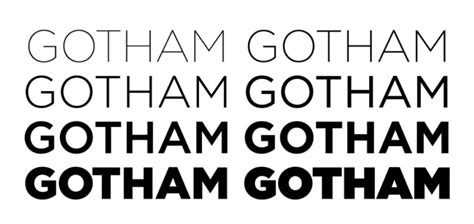 Gotham Font Gotham Typeface