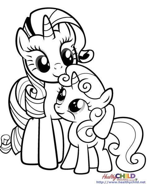 Download or print this amazing coloring page: Imgs For > My Little Pony Coloring Pages Rarity | My ...