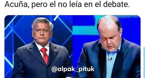 Los memes que dejó el segundo día del debate presidencial (fotos). Elecciones 2021: Los memes del tercer día del debate ...