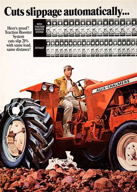 Allis Chalmers Traction Booster Ad Allis Chalmers Tractors Old