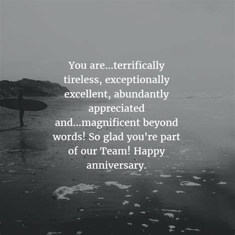 Here's a collection of work anniversary quotes and work anniversary wishes that you can send to a funny. Work Anniversary Quotes for 10 Years | Work anniversary ...