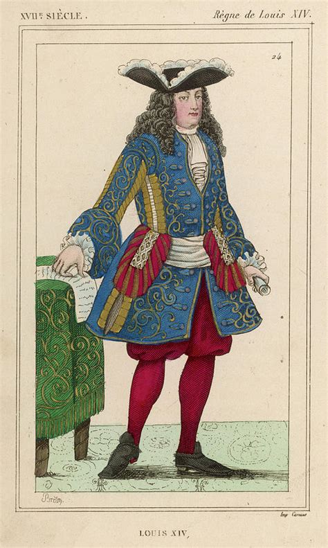 Louis Xiv French Monarch Picture Drawing By Mary Evans Picture Library