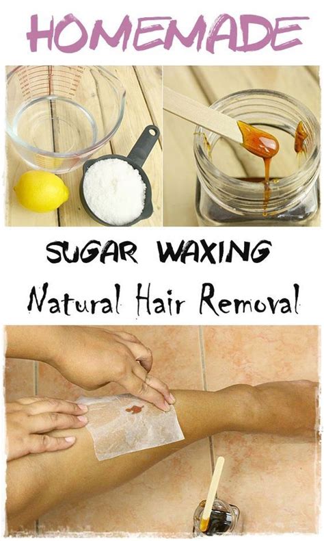 Homemade Sugar Waxing Natural Hair Removal Unwantedhairremovalforbaby