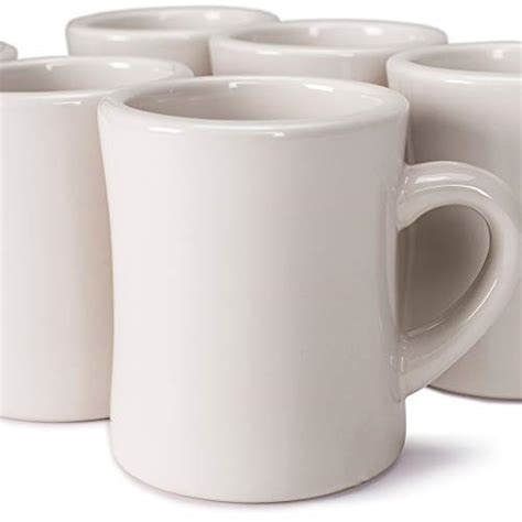 12 Pack Diner Coffee Mugs Tea And Hot Beverages 10oz Classic Pure