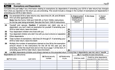 Form 1040x Instructions How To File Form 1040x Amended Tax Return