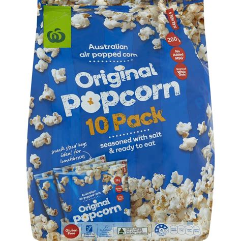 Calories In Woolworths Original Gluten Free Popcorn Calcount