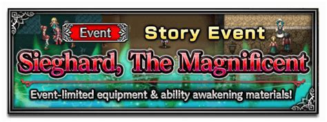 Start a new game if you haven't. Sieghard, The Magnificent - Final Fantasy Brave Exvius Wiki