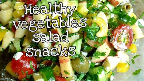 Easy Vegetables Salad Recipe For Weight Loss Healthy Vegetables Salad