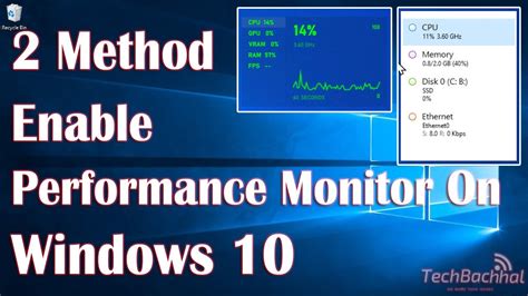 Enable Windows 10 Performance Monitor Widget 2 Fix How To Youtube