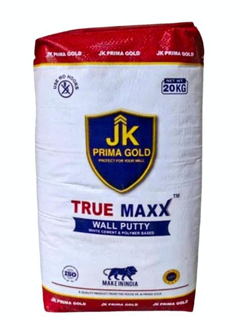 20 Kg Jk Prima Gold True Maxx Wall Putty At Rs 400bag In Kozhikode