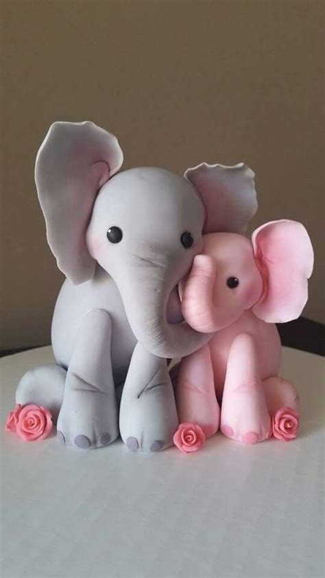 Elephant Elephant Cakes Fondant Cake Toppers Elephant Cake Topper