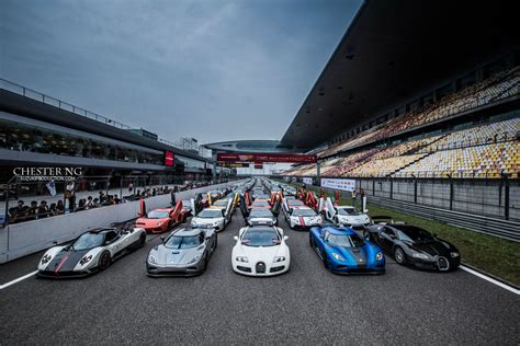 Worlds Most Exotic Supercars Take To The Track At Once Video