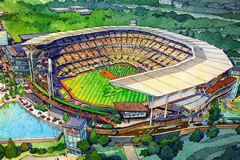 Early Renderings Of The Atlanta Braves New Stadium Architect Magazine