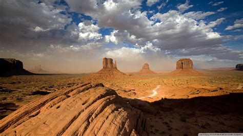 Download Sandstorm In Monument Valley Utah Wallpaper