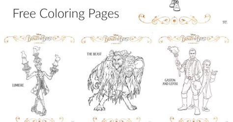If your kids are excited to see the movie, print off these coloring pages to keep them busy for the next few weeks until the movie comes out. Free Beauty And The Beast Coloring Pages - The Suburban ...