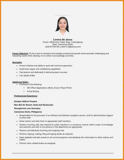 Check out the following effective resume examples to get a better sense of what a good resume looks like. Why Is Simple Work Resume | Realty Executives Mi : Invoice ...