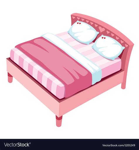 Pink Bed Clip Art