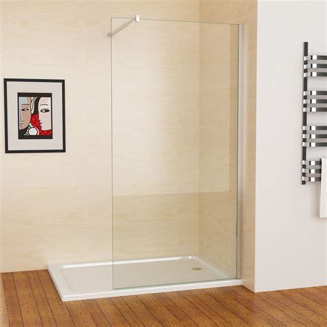 900 Mm Walk In Shower Screen Door Panel Shower Enclosure 8mm Easy Clean Glass Ebay