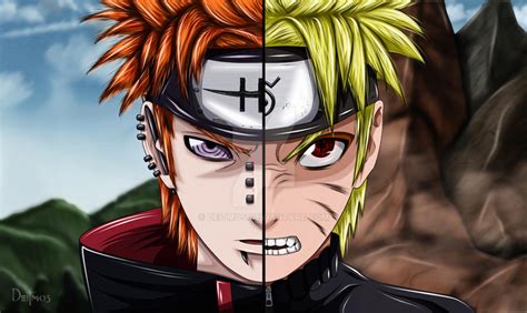 Naruto And Pain Naruto Shippuden 2011 By Deitmos On Deviantart