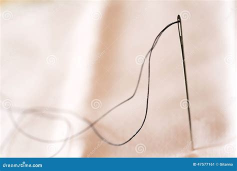 Sewing Needle Stock Image Image Of Hobby Patch Dressmaking 47577161