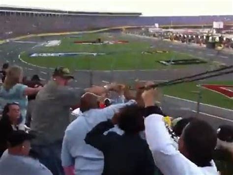 Heres Footage Of The Snapped Camera Cable At The Coca Cola 600 Shot By A Fan Who Was Directly