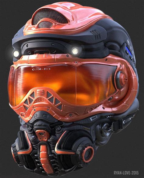 Artstation Helmet Concept 3 Ryan Love Future Tactical Helmet