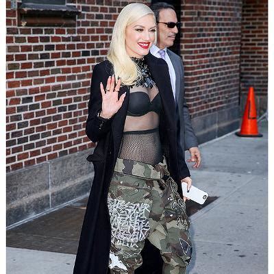 Entrepreneur Vision Gwen Stefani Flashes Her Abs In Fishnets And Camo