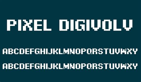 Pixel Digivolve Free Font