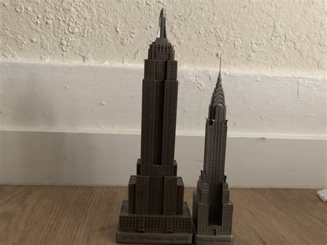 Empire State Building Vs Chrysler Building Size Comparison Skyscrapers