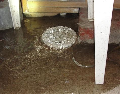 Sewer backing up into basement. Why does my floor drain back up?