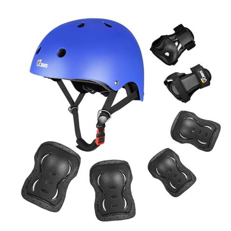 Jbm 7pcs Kids Protective Gear Set W Children Skateboard Helmet Kids