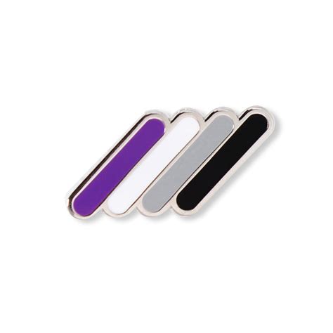 Asexual Pride Pin Flag Pride Pin Pride Lapel Pin Lgbtqia Flag Pin Ase Enamel Pin Asexual