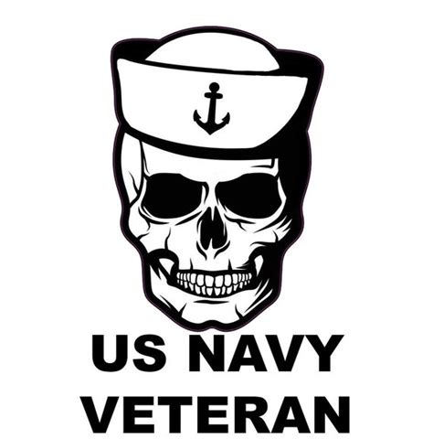 Us Navy Veteran Decal For Carlaptopwindows Etsy