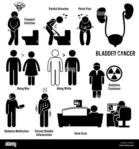 Bladder Cancer Symptoms Causes Risk Factors Diagnosis Stick Figure