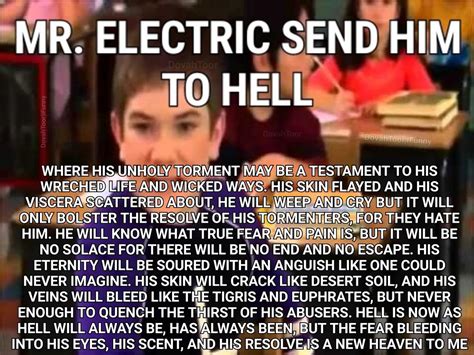 Mr Electric Send Him To Hell He Ruined My Dream Journal Mr