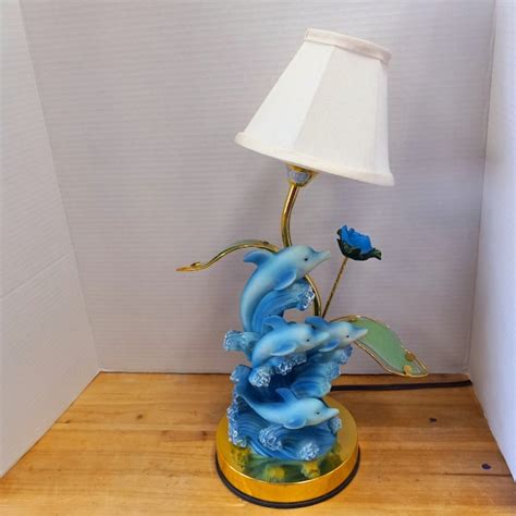 Dolphin Touch Lamp Etsy