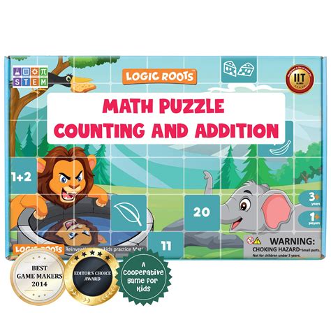 Maths puzzles and board games. LogicRoots Math Puzzles for Kids, Learning Numbers for ...
